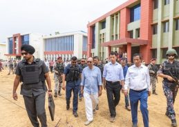 Manipur CM Yumnam Khemchand Singh inspects proposed extension campus of Technical University at Heirok