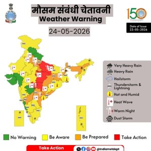 IMD forecasts severe heatwave conditions in some parts of India today