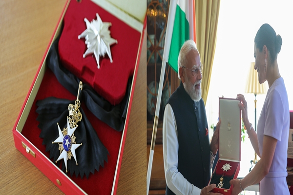 PM Modi receives Sweden’s Royal Order of Polar Star, Commander Grand Cross; 31st global honour so far