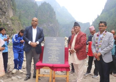 India & Nepal lay foundation stone for hospital building in Manang