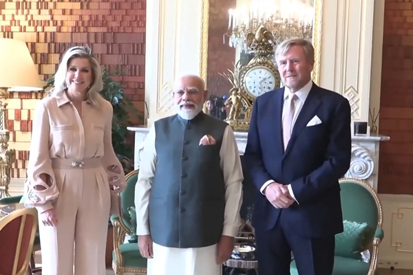 PM Modi meets Dutch King Willem-Alexander and Queen Máxima in The Hague