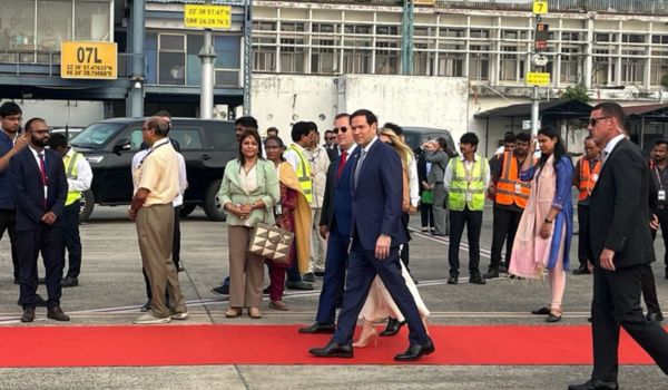 US Secretary of State Marco Rubio arrives in India on a four-day maiden visit