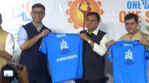 Sports Minister Mansukh Mandaviya launches championship film of 1st World Yogasana Championship 2026