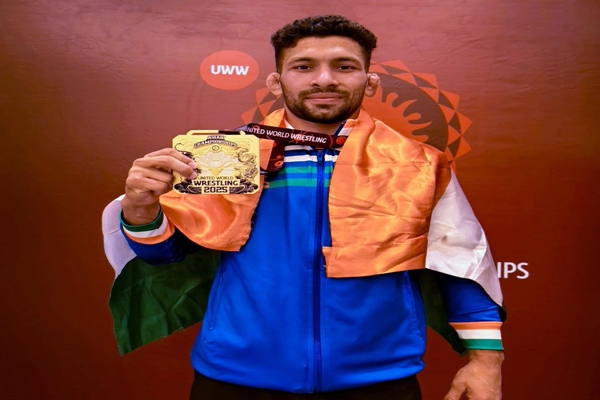 Under-23 Wrestling C’ships: One gold, two silver, three bronze for India; Sumit Dalal clinches gold
