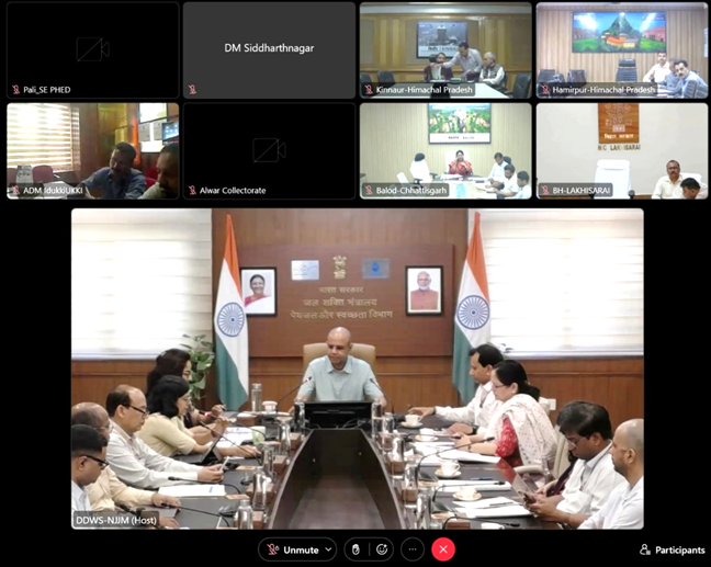 Department of Drinking Water and Sanitation reviews Jal Jeevan Mission 2.0 implementation with district officials