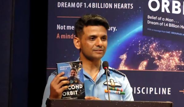Air Chief Marshal Amar Preet Singh releases Group Captain Shubhanshu Shukla’s memoir in New Delhi