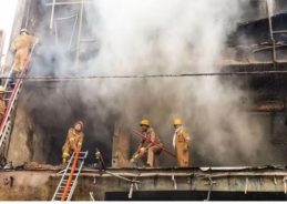 UP govt suspends four officials in connection with Lucknow Fire incident; Four accused arrested