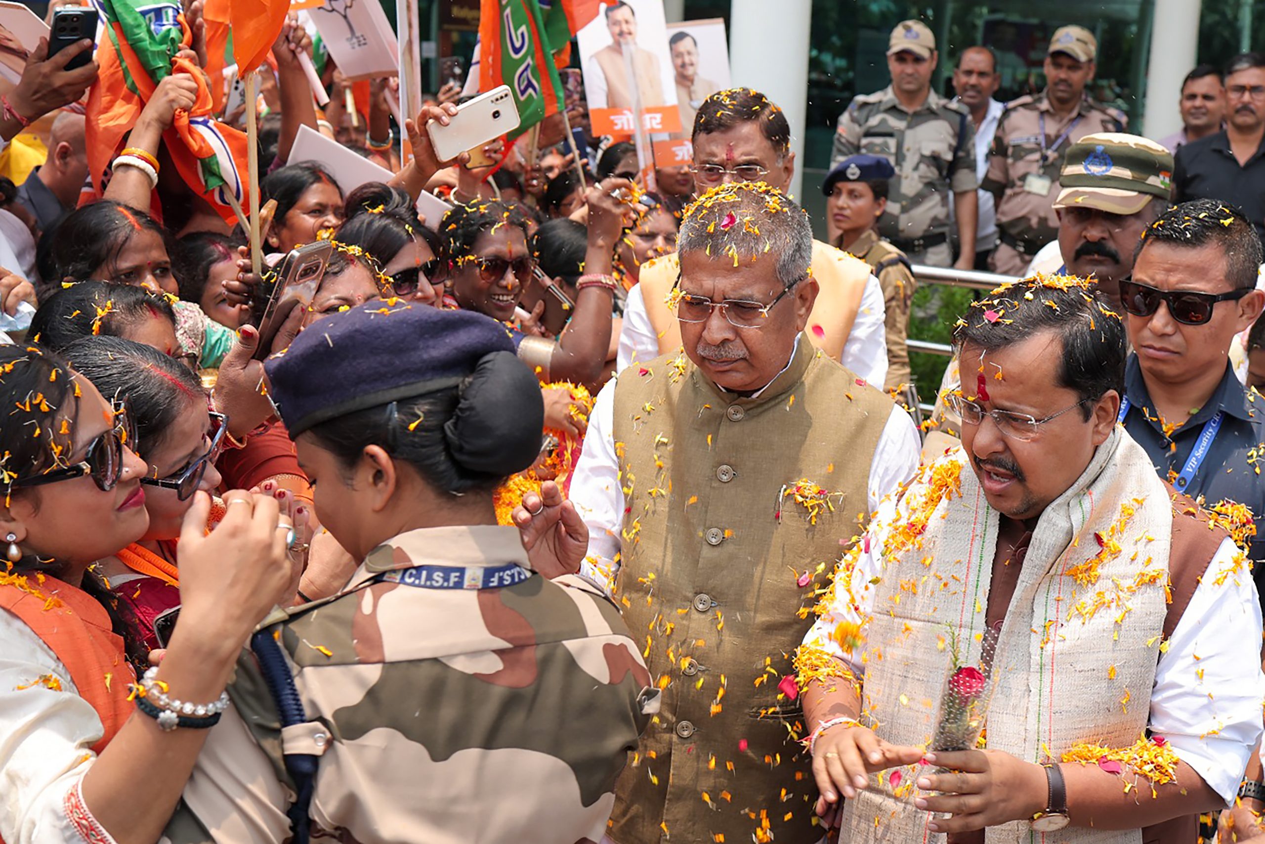 BJP President Nitin Nabin arrives in Jharkhand on two-day visit