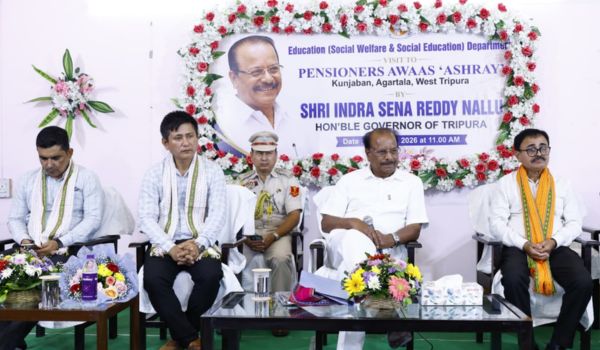 Tripura Governor interacts with residents of Ashray Pensioners’ Home in Agartala