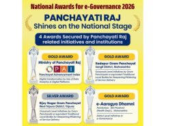 Four Panchayati Raj initiatives selected for National Awards for e-Governance 2026
