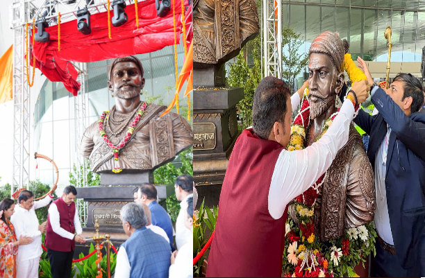 महाराष्ट्र: छत्रपति शिवाजी के राज्याभिषेक दिवस पर 20 फुट ऊंची प्रतिमा का अनावरण