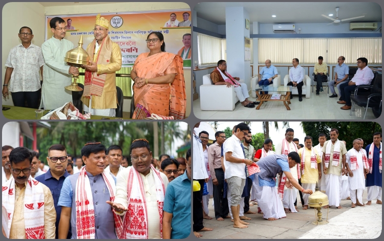 অসম মন্ত্ৰীসভাৰ সদ্য দায়িত্বপ্রাপ্ত ১২ গৰাকী মন্ত্ৰীয়ে দায়িত্ব লাভৰ পাছত বিভাগৰ কাম-কাজ সম্পাদনৰ বাবে তৎপৰতা আৰম্ভ
