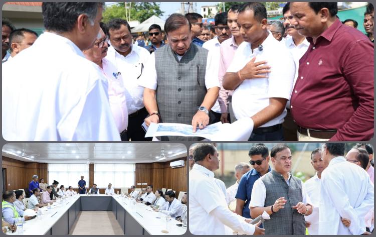 মুখ্যমন্ত্রী ড০ হিমন্ত বিশ্ব শৰ্মাৰ GMCHৰ পুনৰ নিৰ্মাণকার্য আৰু ভূমি জৰীপৰ কাম-কাজ পর্যালোচনা