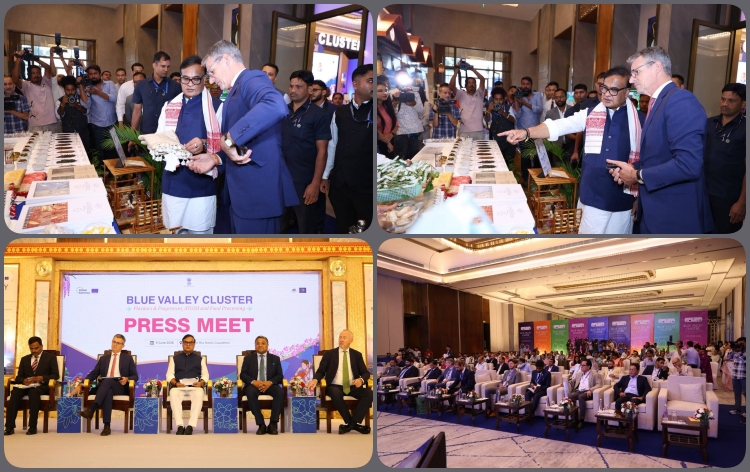 মুখ্যমন্ত্রী ড° হিমন্ত বিশ্ব শর্মাই আজি ইউৰোপীয় সংঘৰ ৰাষ্ট্রদূত হাৰৱে ডেলফিনৰ সৈতে গুৱাহাটীত দ্বিপাক্ষিক আলোচনাত মিলিত হয়