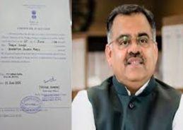 Tarun Chugh elected unopposed for RS from Madhya Pradesh