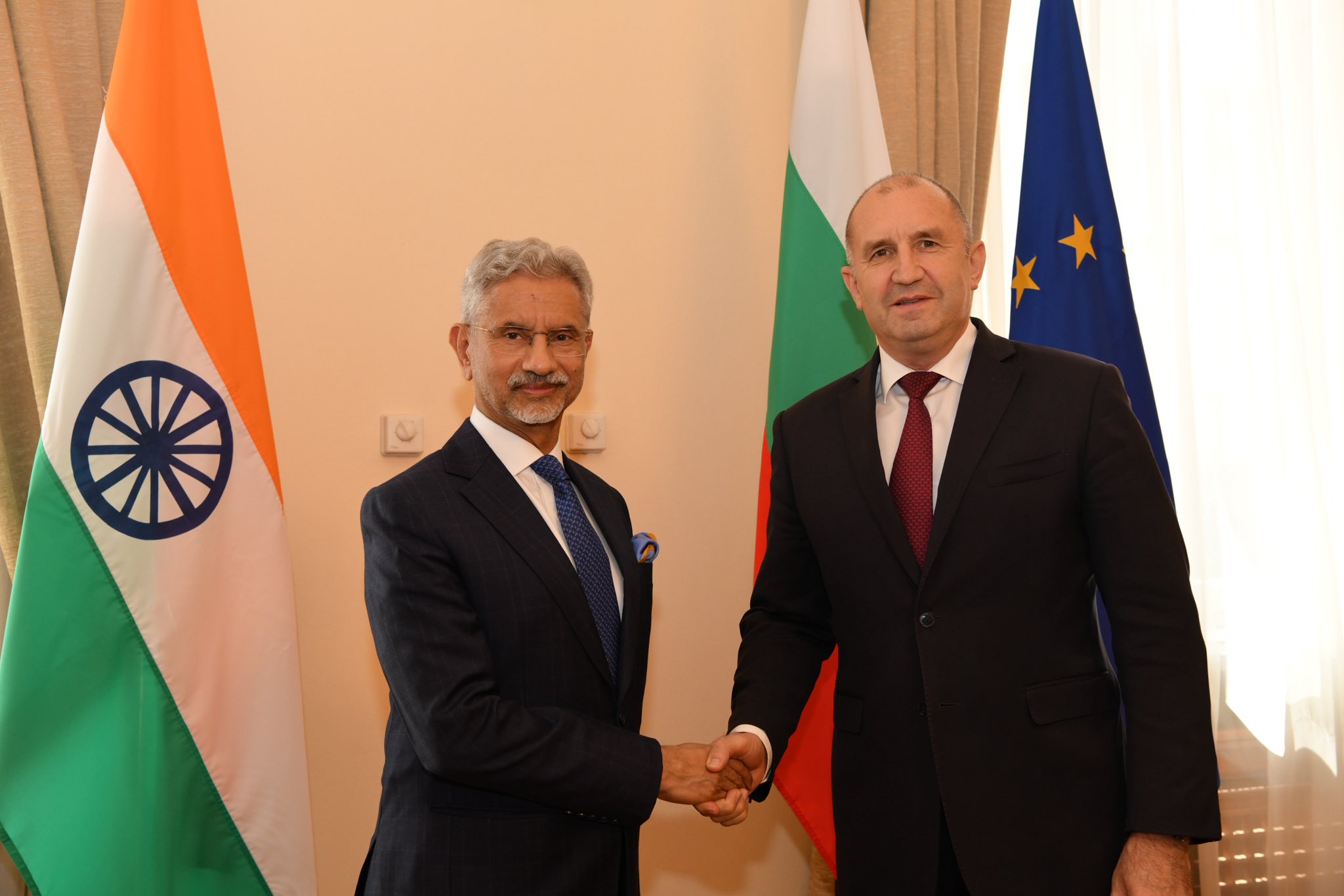 EAM Dr S Jaishankar discusses strategic partnership with Bulgarian PM Rumen Radev