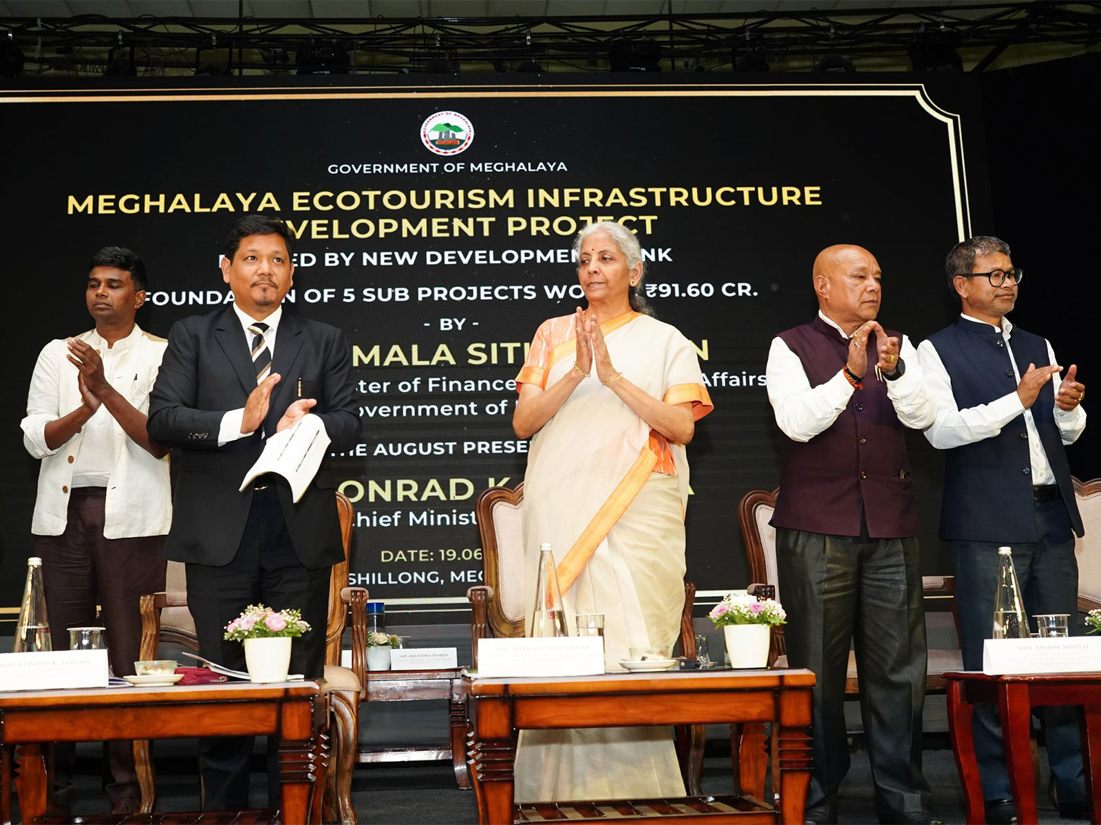 FM Nirmala Sitharaman lays foundation for ₹1,246 crore development projects in Meghalaya