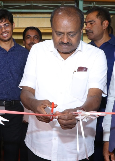 Union Minister H D Kumaraswamy addresses 65th Foundation Day celebrations of the Central Manufacturing Technology Institute