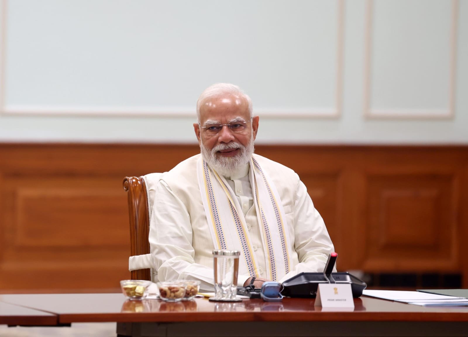 প্রধানমন্ত্রী নরেন্দ্র মোদী আজ প্রধানমন্ত্রীর অর্থনৈতিক উপদেষ্টা পরিষদের সদস্যদের সঙ্গে এক বৈঠকে সভাপতিত্ব করেন।