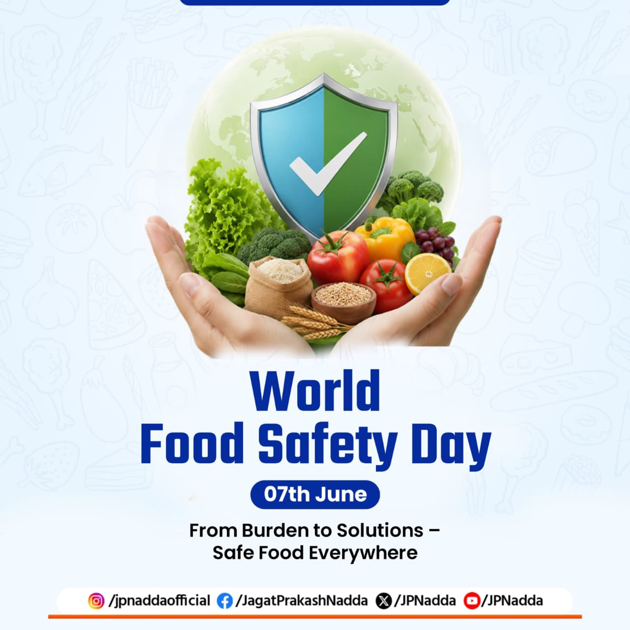 Health Minister JP Nadda reaffirms government’s commitment to safe and hygienic food