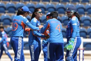 आईसीसी महिला टी-20 विश्व कप 2026 से पहले खेले गए अभ्यास मैच में भारत ने वेस्टइंडीज को 26 रन से हराया