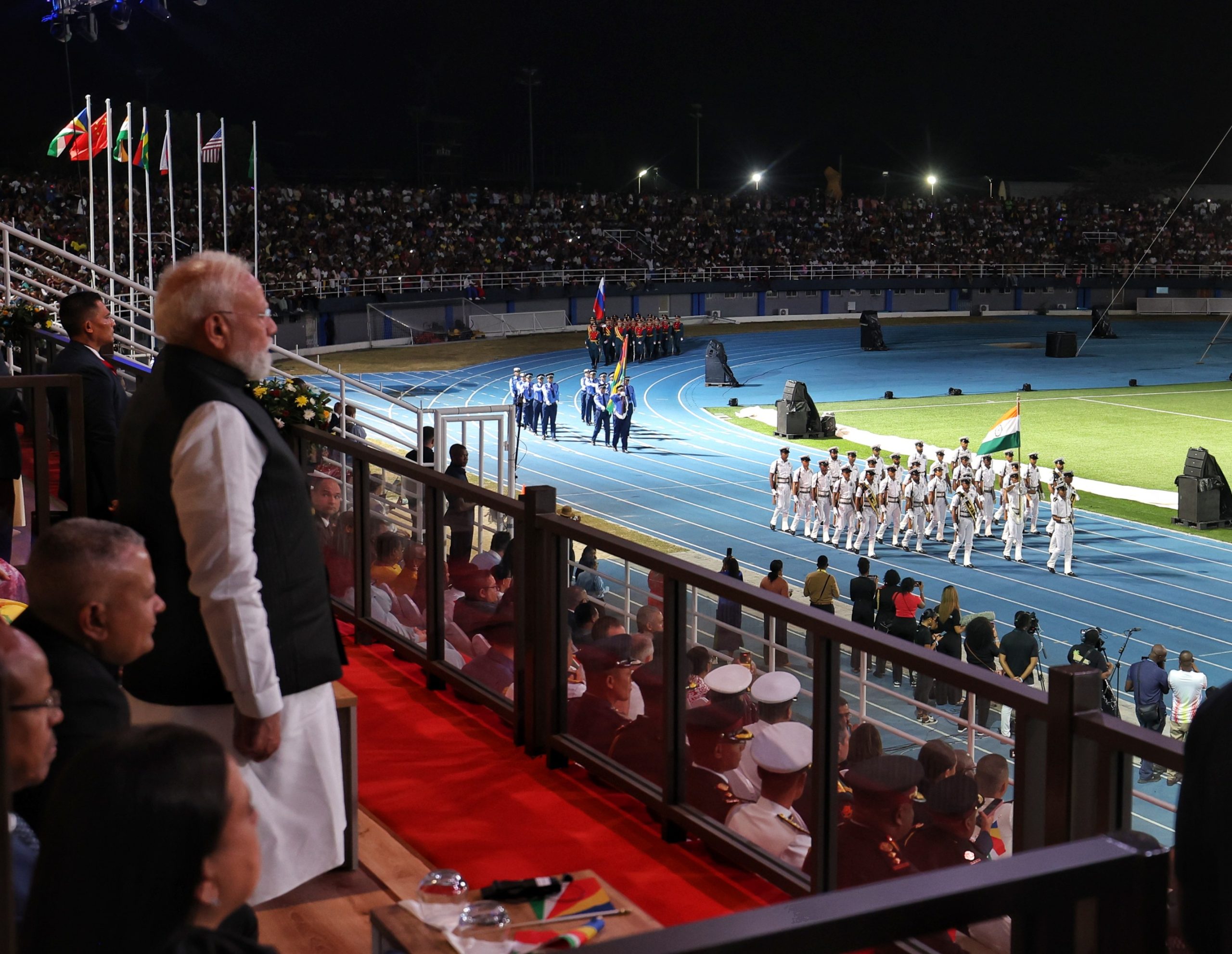 प्रधानमंत्री नरेंद्र मोदी सम्मानीय अतिथि के रूप में सेशेल्स के राष्‍ट्रीय दिवस समारोह में शामिल हुए