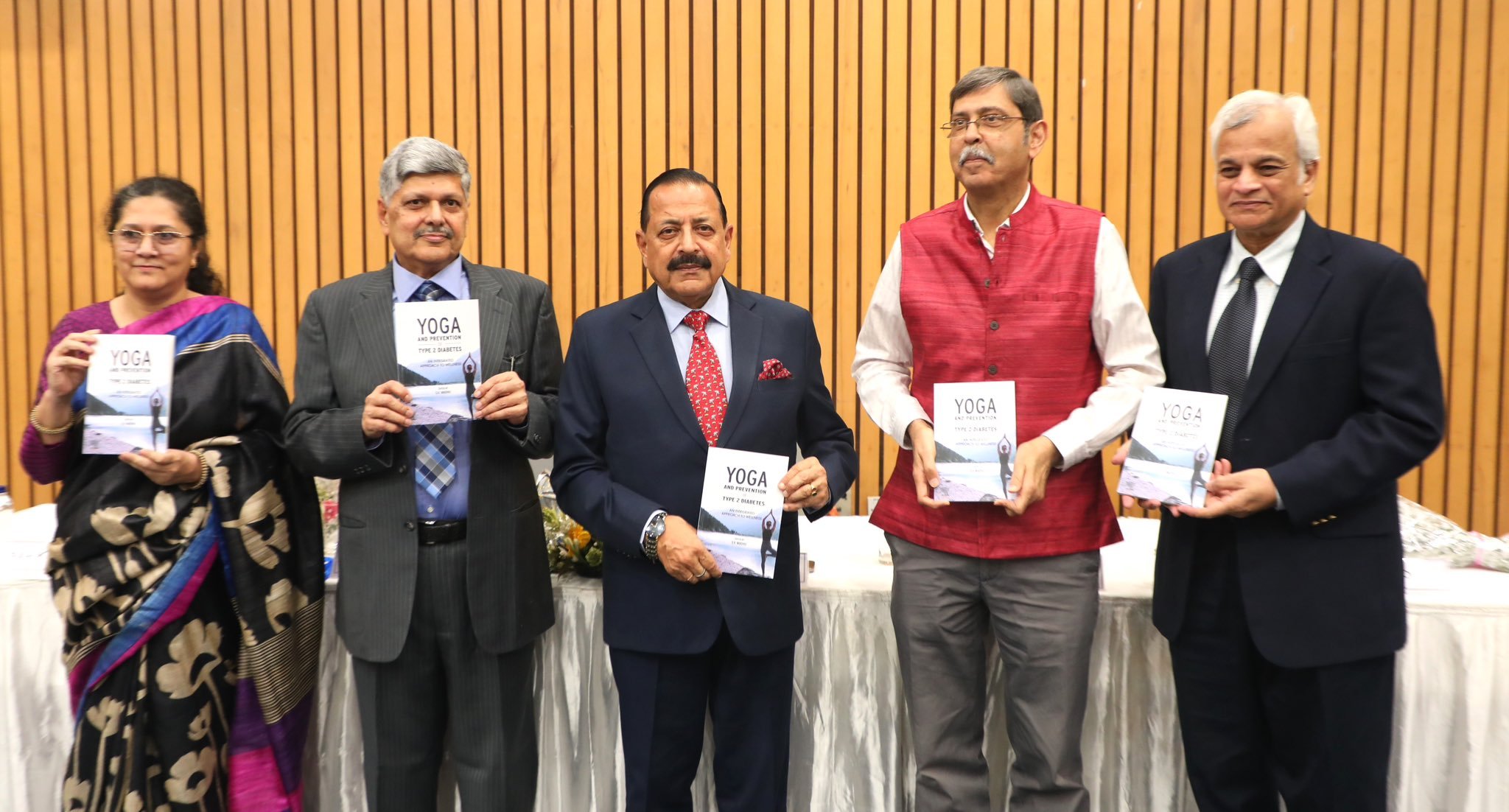 Union Minister Dr Jitendra Singh releases book highlighting yoga’s role in reducing type 2 Diabetes