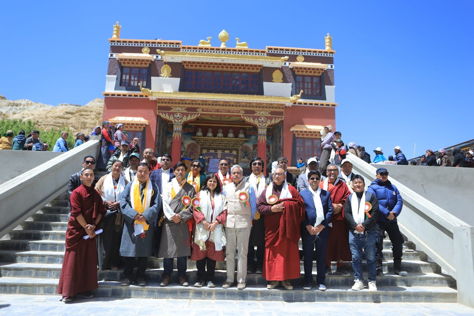 नेपाल: लोमंथंग में भारत सरकार की सहायता से बने छात्रावास भवन का उद्घाटन किया गया