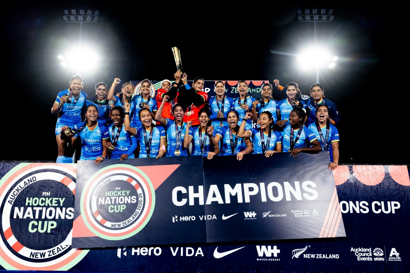 মহিলাৰ FIH নেচন কাপ হকী প্রতিযোগিতাত ভাৰত চূড়ান্ত বিজয়ী
