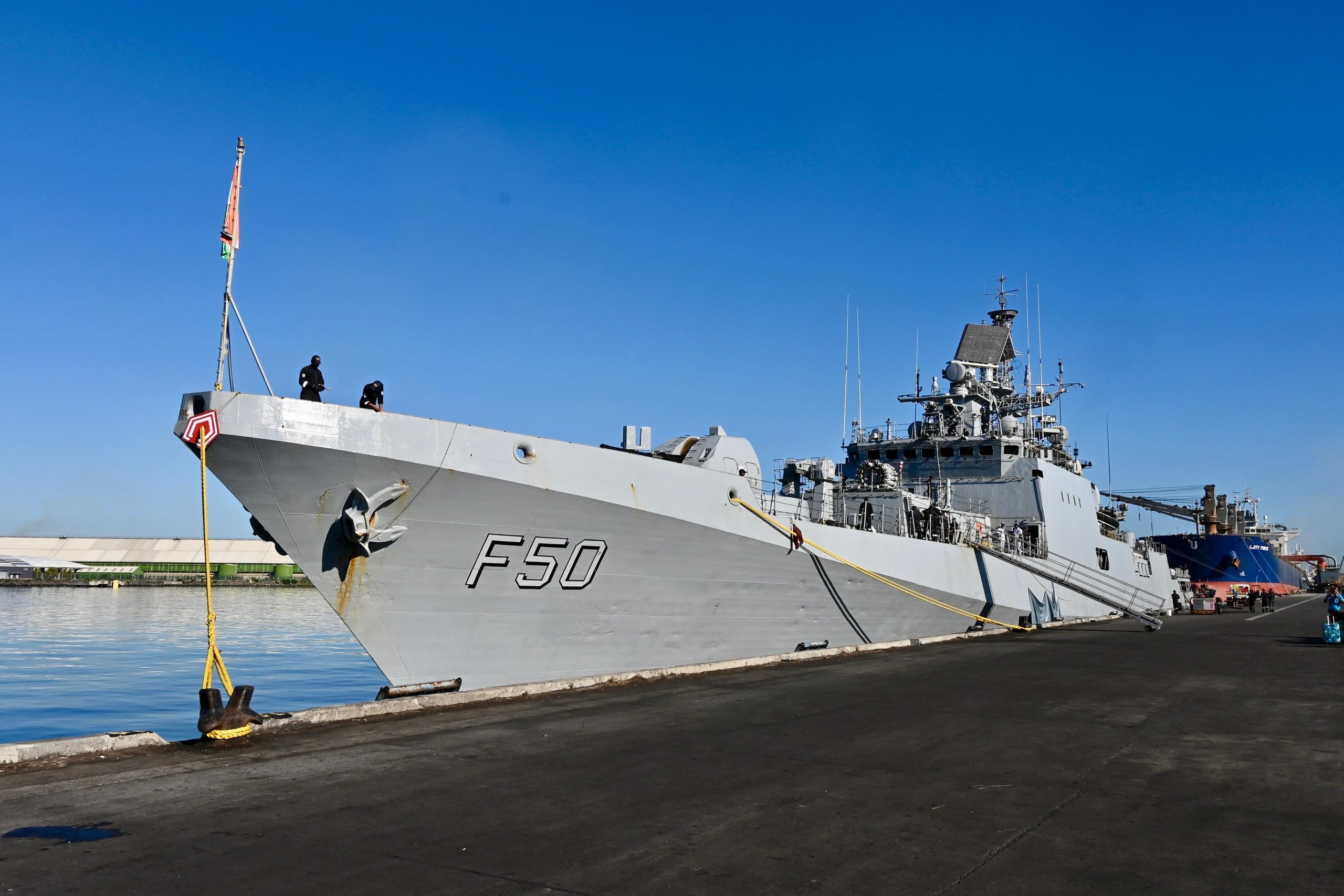 INS Tarkash Reaches Mauritius as Part of Operational Deployment