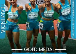 India Win Women’s 4x100m Relay Gold at Asian Relays Championships