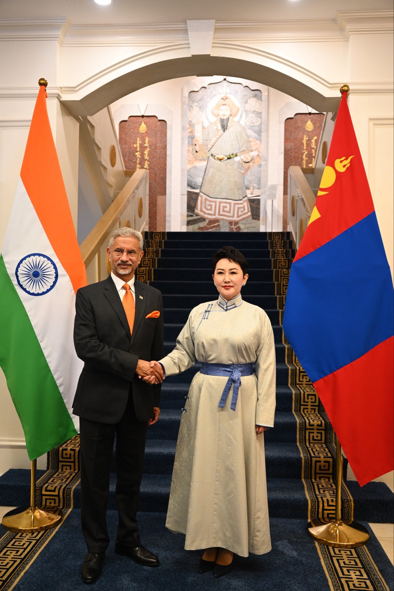 EAM S. Jaishankar meets Mongolian counterpart in Ulaanbaatar