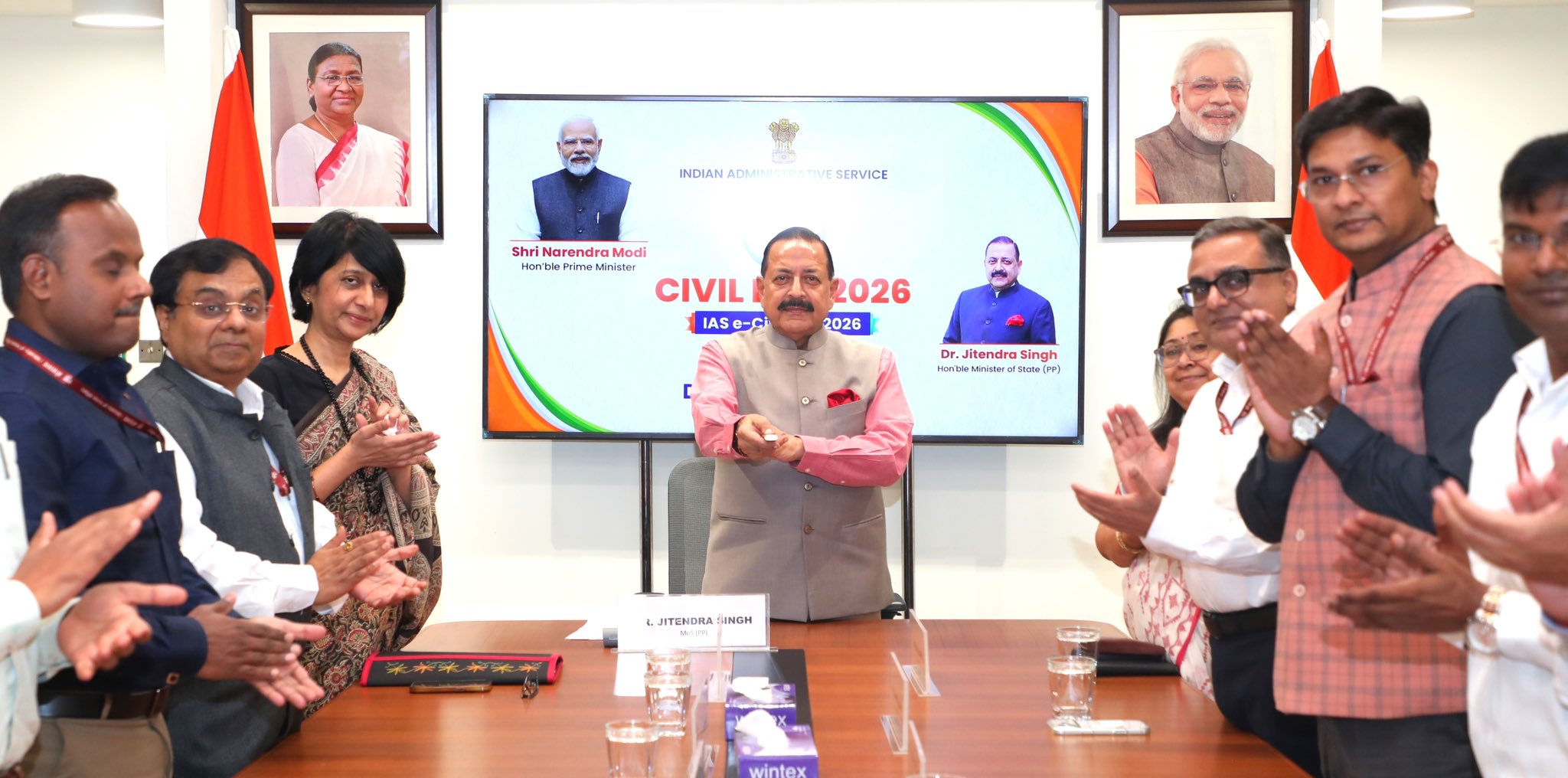 कार्मिक, लोक शिकायत और पेंशन राज्य मंत्री डॉ. जितेंद्र सिंह ने आईएएस ई-सिविल सूची 2026 का लोकार्पण किया