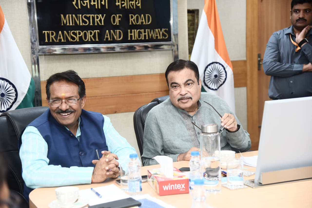 Union Minister Nitin Gadkari reviews National Highway projects across Telangana, J&K and Ladakh