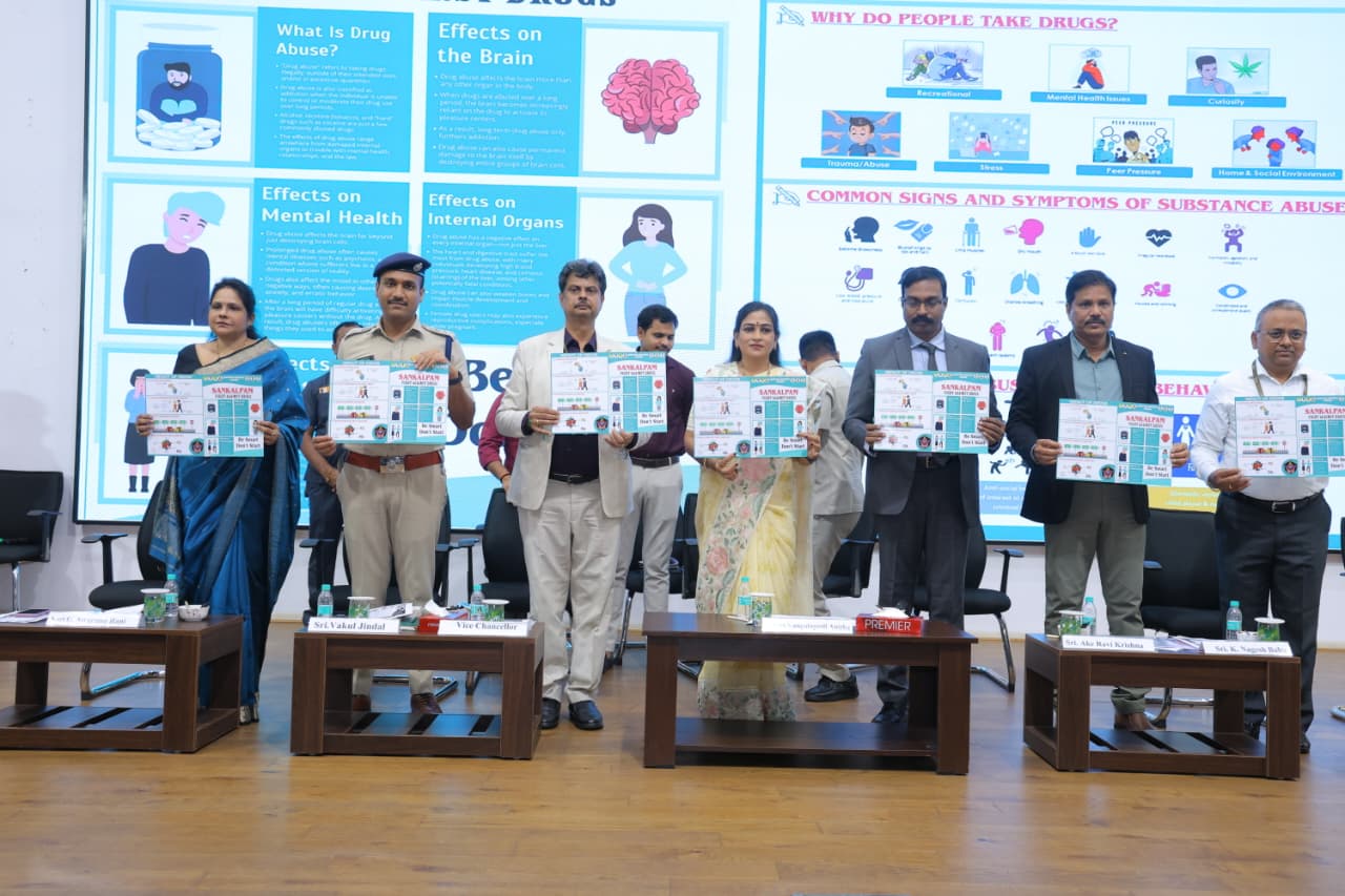अंतरराष्ट्रीय नशारोधी दिवस पर ईगल ने वीआईटी अमरावती में जागरूकता कार्यक्रम आयोजित किया
