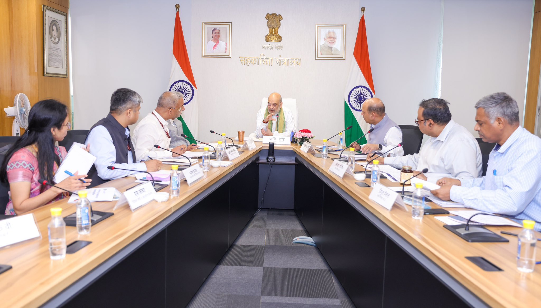HM Amit Shah reviews national roadmap to strengthen cooperative banking, organic products and cooperative exports