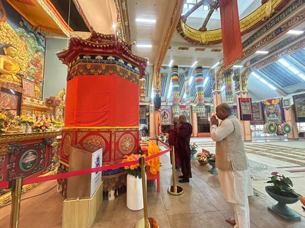 Holy relics of Arhat Sariputra and Arhat Mahamoggallana enshrined in Mongolia on Buddha Purnima 2026