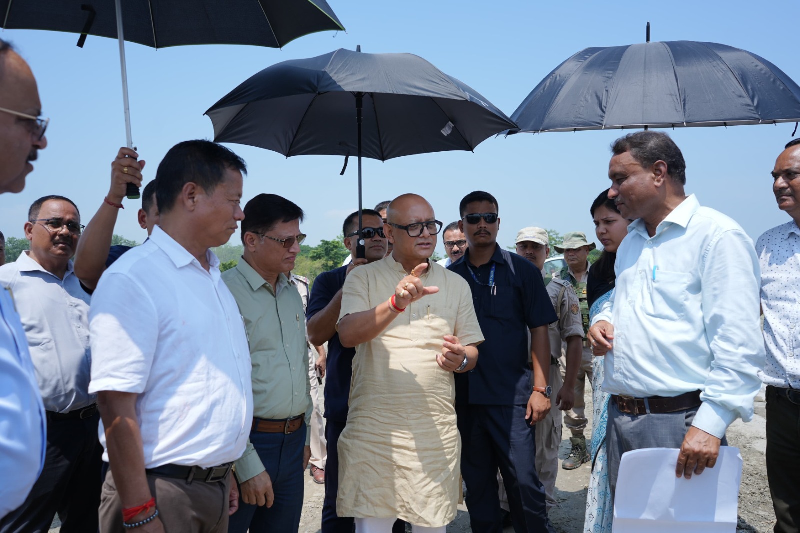মাজুলীত মন্ত্রী সুশান্ত বৰগোঁহাইৰ গৰাখহনীয়া পৰিদৰ্শন