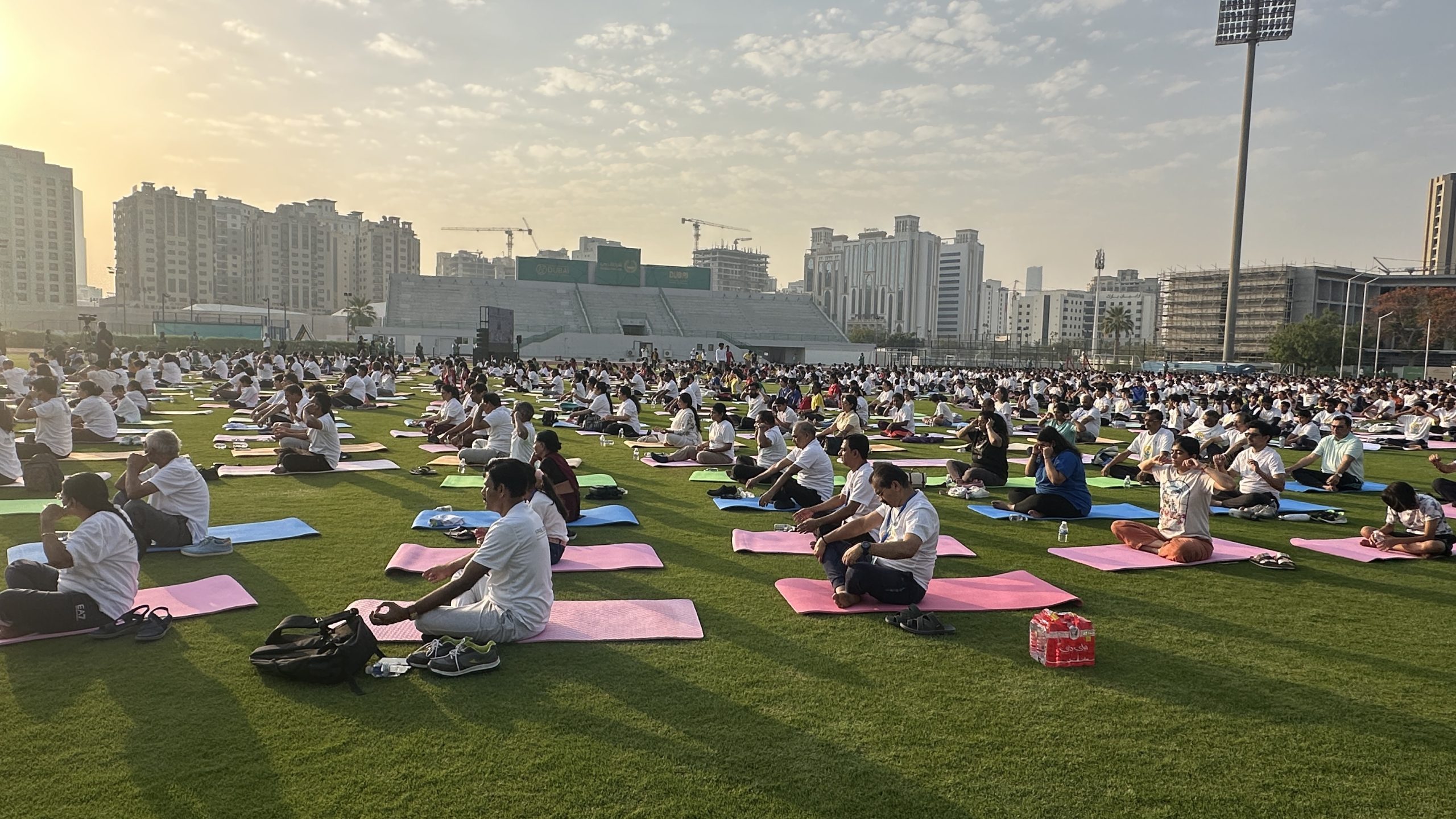 Thousands mark International Yoga Day in Dubai with mass sessions
