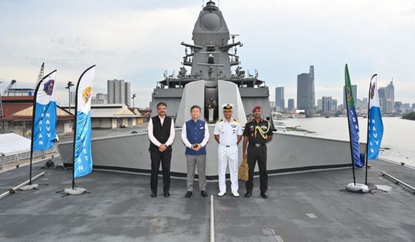 Indian Naval Ships Udaygiri and Kavaratti depart Ho Chi Minh City, Vietnam