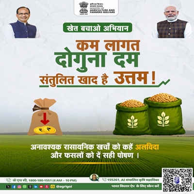 Khet Bachao Abhiyan  begins with aim to restrict use of chemical fertilisers