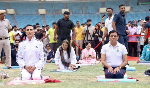 New Delhi marks International Yoga Day with participation of Union Ministers and eminent personalities