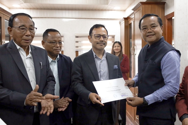 Meghalaya: NPP leader James Sangma elected unopposed for Rajya Sabha