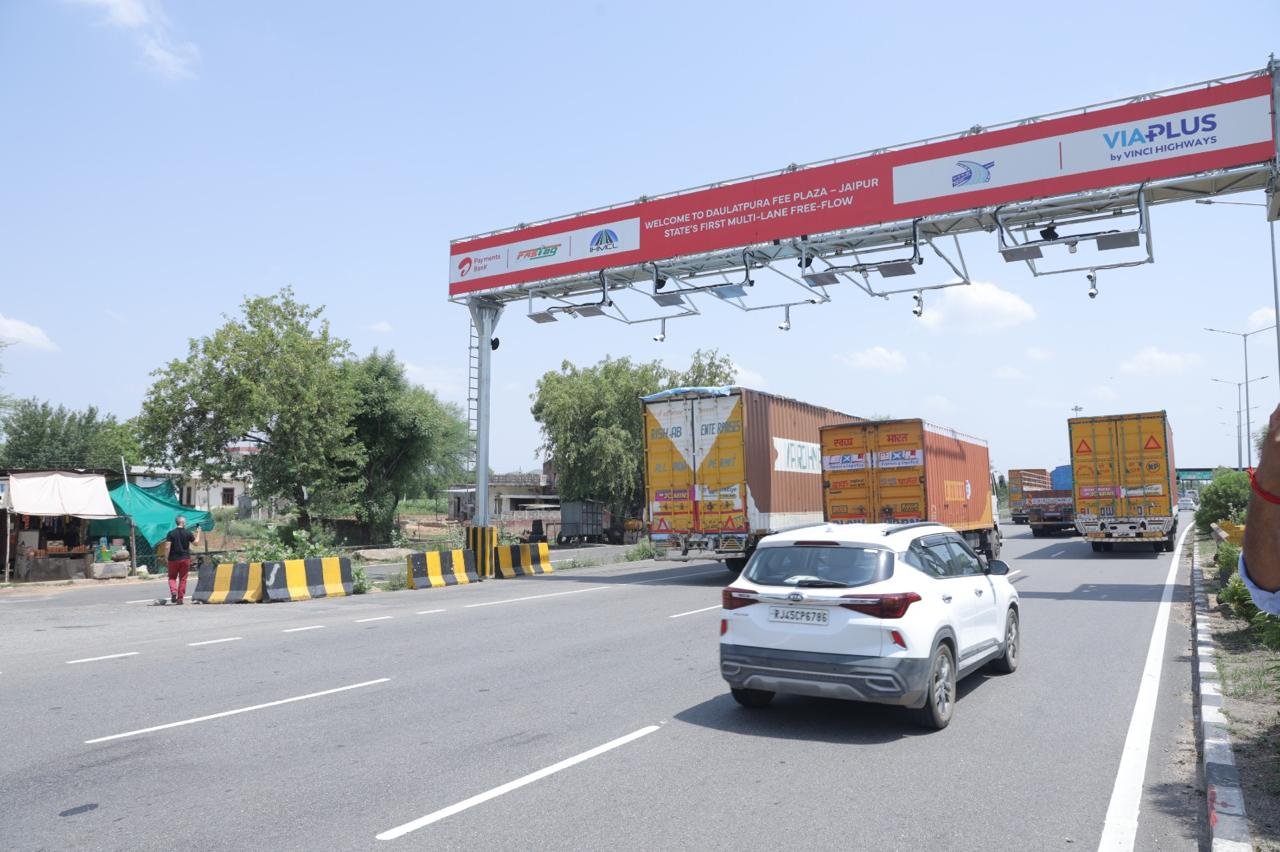 NHAI launches Multi-Lane Free Flow based tolling system at Daulatpura Toll Plaza on Delhi-Jaipur section