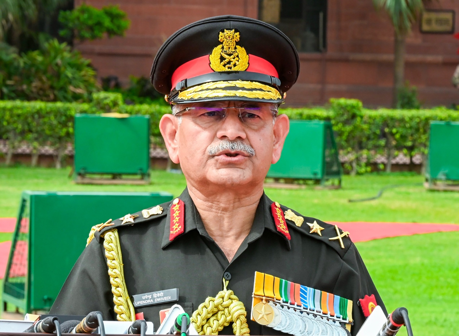 Outgoing Army Chief General Upendra Dwivedi hands over charge to General Dhiraj Seth