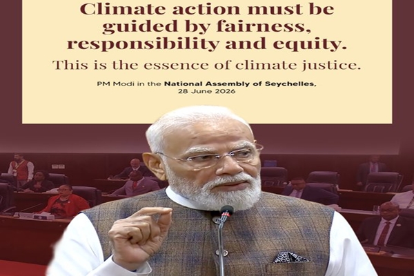 PM Modi Calls for Fair, Equitable Climate Action