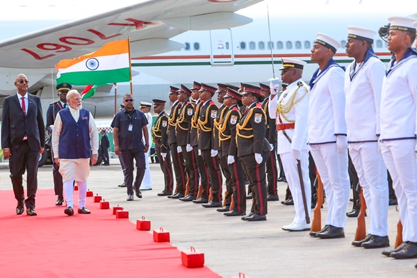 PM Modi reaches Seychelles on 3-day State Visit