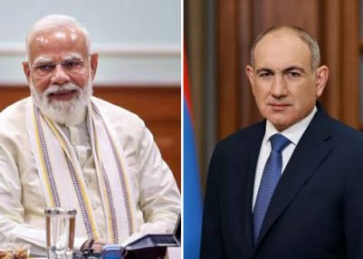 PM Modi congratulates Armenia’s PM Nikol Pashinyan on Parliamentary election victory