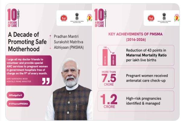 सुरक्षित मातृत्व अभियान के 10 वर्ष पूरे, मातृ स्वास्थ्य में आया बड़ा बदलाव: अन्नपूर्णा देवी