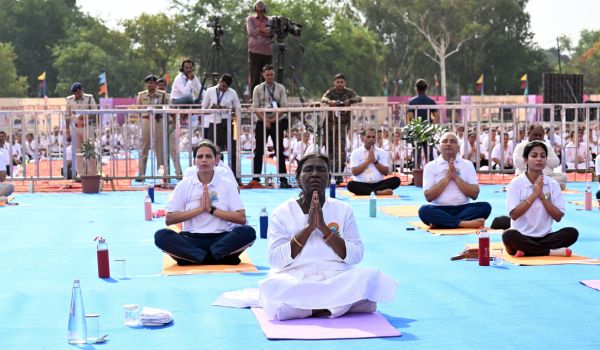 Yoga is celebration of India’s great tradition: President Murmu